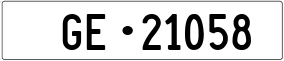Truck License Plate